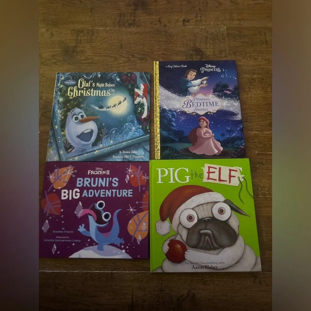 Disney frozen book collection & Christmas books Pig the Elf